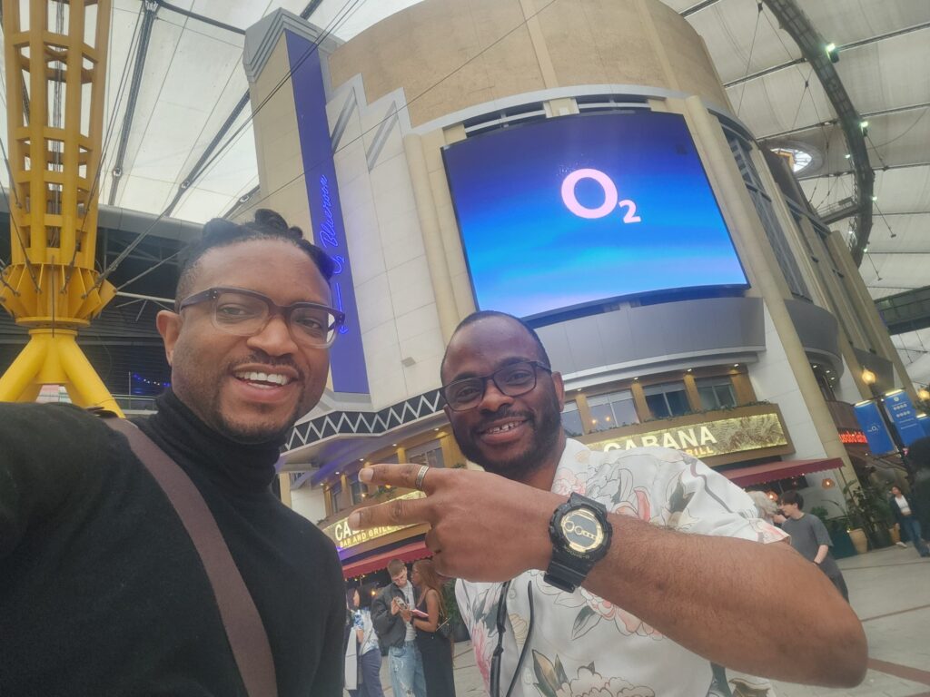 With the Amazing Nzube in O2 for a meeting before the Rema world tour concnert
